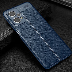 Funda Silicona Goma de Cuero Carcasa WL1 para Realme Q5 5G Azul