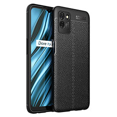 Funda Silicona Goma de Cuero Carcasa WL1 para Realme V11s 5G Negro