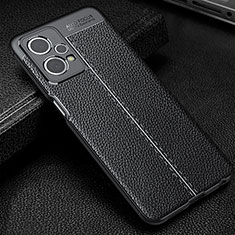 Funda Silicona Goma de Cuero Carcasa WL1 para Realme V25 5G Negro