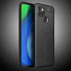 Funda Silicona Goma de Cuero Carcasa WL1 para Realme V3 5G Negro