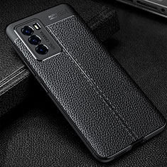 Funda Silicona Goma de Cuero Carcasa WL1 para Vivo iQOO 9 SE 5G Negro