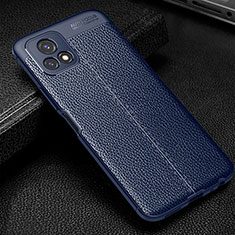 Funda Silicona Goma de Cuero Carcasa WL1 para Vivo iQOO U3 5G Azul