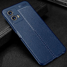 Funda Silicona Goma de Cuero Carcasa WL1 para Vivo iQOO U5 5G Azul