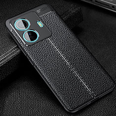 Funda Silicona Goma de Cuero Carcasa WL1 para Vivo T1 5G Negro