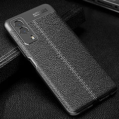 Funda Silicona Goma de Cuero Carcasa WL1 para Vivo T1x 5G Negro