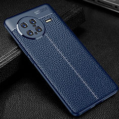 Funda Silicona Goma de Cuero Carcasa WL1 para Vivo X Note Azul