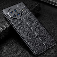 Funda Silicona Goma de Cuero Carcasa WL1 para Vivo X Note Negro