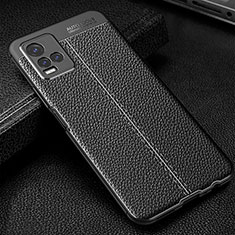 Funda Silicona Goma de Cuero Carcasa WL1 para Vivo Y21 Negro