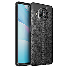 Funda Silicona Goma de Cuero Carcasa WL1 para Xiaomi Mi 10i 5G Negro