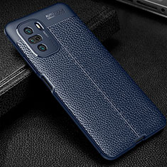 Funda Silicona Goma de Cuero Carcasa WL1 para Xiaomi Mi 11X Pro 5G Azul