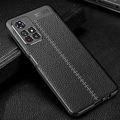 Funda Silicona Goma de Cuero Carcasa WL1 para Xiaomi Poco M4 Pro 5G Negro