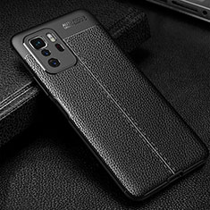 Funda Silicona Goma de Cuero Carcasa WL1 para Xiaomi Poco X3 GT 5G Negro