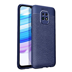 Funda Silicona Goma de Cuero Carcasa WL1 para Xiaomi Redmi 10X 5G Azul