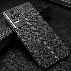 Funda Silicona Goma de Cuero Carcasa WL1 para Xiaomi Redmi K40S 5G Negro