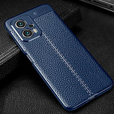 Funda Silicona Goma de Cuero Carcasa WL1 para Xiaomi Redmi K50i 5G Azul