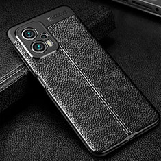 Funda Silicona Goma de Cuero Carcasa WL1 para Xiaomi Redmi K50i 5G Negro