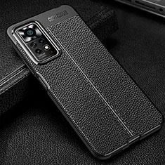 Funda Silicona Goma de Cuero Carcasa WL1 para Xiaomi Redmi Note 12 Pro 4G Negro