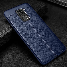 Funda Silicona Goma de Cuero Carcasa WL1 para Xiaomi Redmi Note 9 Azul