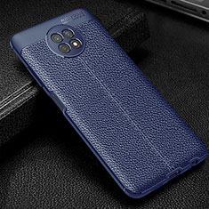 Funda Silicona Goma de Cuero Carcasa WL1 para Xiaomi Redmi Note 9T 5G Azul