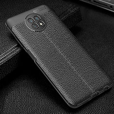 Funda Silicona Goma de Cuero Carcasa WL1 para Xiaomi Redmi Note 9T 5G Negro