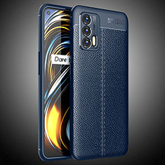 Funda Silicona Goma de Cuero Carcasa WL2 para Realme GT 5G Azul