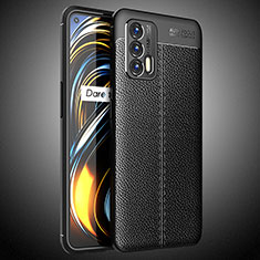 Funda Silicona Goma de Cuero Carcasa WL2 para Realme GT 5G Negro