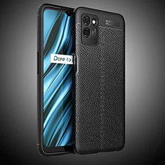 Funda Silicona Goma de Cuero Carcasa WL2 para Realme V11 5G Negro