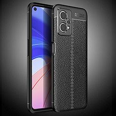 Funda Silicona Goma de Cuero Carcasa WL2 para Realme V25 5G Negro