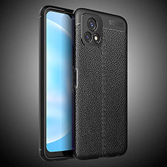 Funda Silicona Goma de Cuero Carcasa WL2 para Vivo iQOO U3x 5G Negro