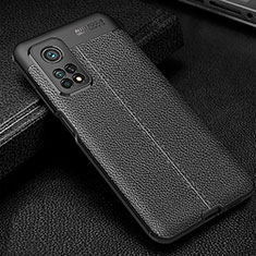 Funda Silicona Goma de Cuero Carcasa WL2 para Xiaomi Mi 10T Pro 5G Negro