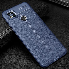 Funda Silicona Goma de Cuero Carcasa WL2 para Xiaomi Redmi 10A 4G Azul