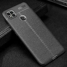 Funda Silicona Goma de Cuero Carcasa WL2 para Xiaomi Redmi 9C Negro