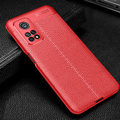 Funda Silicona Goma de Cuero Carcasa WL2 para Xiaomi Redmi K30S 5G Rojo