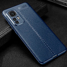 Funda Silicona Goma de Cuero Carcasa WL2 para Xiaomi Redmi K50 Ultra 5G Azul