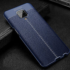 Funda Silicona Goma de Cuero Carcasa WL2 para Xiaomi Redmi Note 9S Azul