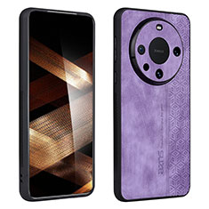 Funda Silicona Goma de Cuero Carcasa YZ1 para Huawei Mate 60 Pro+ Plus Purpura Claro