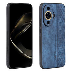 Funda Silicona Goma de Cuero Carcasa YZ1 para Huawei Nova 11 Pro Azul