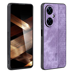 Funda Silicona Goma de Cuero Carcasa YZ1 para Huawei Nova 11i Purpura Claro