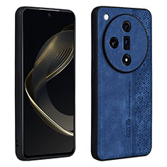 Funda Silicona Goma de Cuero Carcasa YZ1 para Oppo Find X7 5G Azul