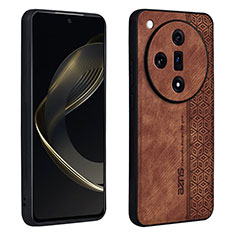 Funda Silicona Goma de Cuero Carcasa YZ1 para Oppo Find X7 5G Marron