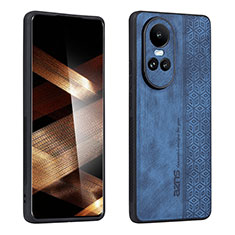 Funda Silicona Goma de Cuero Carcasa YZ1 para Oppo Reno10 Pro 5G Azul