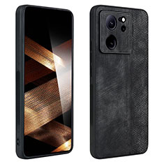 Funda Silicona Goma de Cuero Carcasa YZ1 para Xiaomi Mi 13T Pro 5G Negro