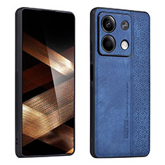 Funda Silicona Goma de Cuero Carcasa YZ1 para Xiaomi Redmi Note 13 5G Azul