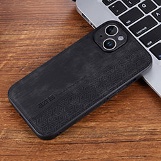 Funda Silicona Goma de Cuero Carcasa YZ2 para Apple iPhone 14 Pro Negro