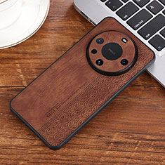 Funda Silicona Goma de Cuero Carcasa YZ2 para Huawei Mate 60 Marron