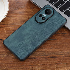 Funda Silicona Goma de Cuero Carcasa YZ2 para Oppo Reno10 5G Verde