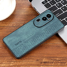 Funda Silicona Goma de Cuero Carcasa YZ2 para Oppo Reno10 Pro+ Plus 5G Verde