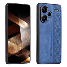 Funda Silicona Goma de Cuero Carcasa YZ2 para Xiaomi Redmi Note 13 Pro+ Plus 5G Azul