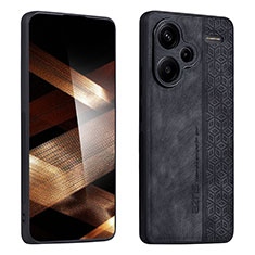 Funda Silicona Goma de Cuero Carcasa YZ2 para Xiaomi Redmi Note 13 Pro+ Plus 5G Negro