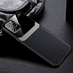 Funda Silicona Goma de Cuero Carcasa Z02 para Apple iPhone 13 Pro Negro